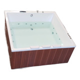 Jacuzzi Max Minimalista 195x195x80 14 Jet 1,50hp 3 Almohadas