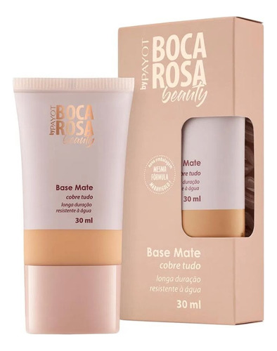 Base Mate Cobre Tudo Juliana Nº 6 30ml - Boca Rosa