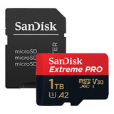 Cartão De Memória 1tb Extreme Pro 200mbs E Adp Sandisk