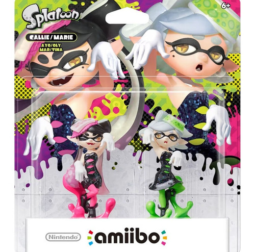 Figuras Amiibo Splatoon Callie & Marie Nuevo