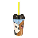 Vaso Pitillo Osos Escandalosos Botilito Sorpresa   X6 Und 