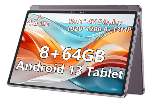 Tablet Android 13 10.5'' Octa-core 8gbram 64gb Colorroom