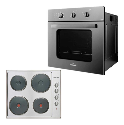 Combo Horno Eléctrico Empotrar Florencia + Anafe 4h Domec