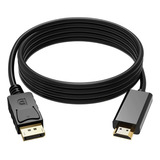 Cable Displayport A Hdmi 4k 2k Macho A Macho | 1.8 Metros | 