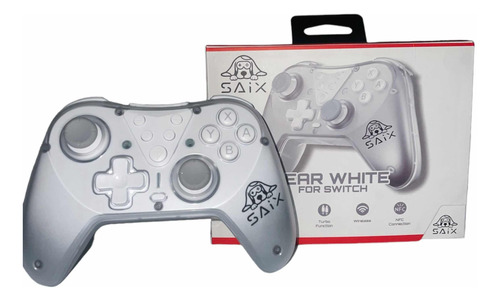 Saix Pro Controller Bear White Bluetooth Antidrif Nfc Switch