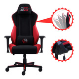 Cadeira Escritório Gamer Até 120kg + Base Reforçada Vermelho