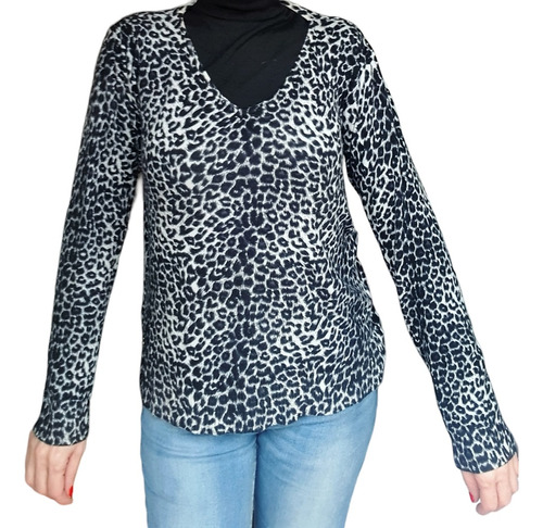 Sweater Kevingston Animal Print Divino!