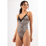 Body Mujer Animal Print Livia Sweet Lady 9238-014