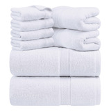 Juego De Toallas Utopia Towels, 8 Piezas, 600 G/m², 100% ALG