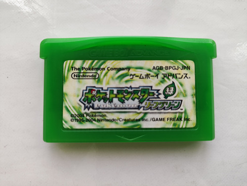 Pokemon Leafgreen Version (jap) Juego Gba Gameboy Advance