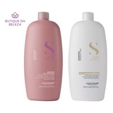 Shampoo Semi Di Lino Moisture E Condicionador Diamond 1l