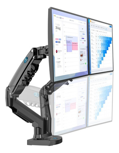 Suporte De Monitor Duplo De Mesa Multiarticulado On-f180