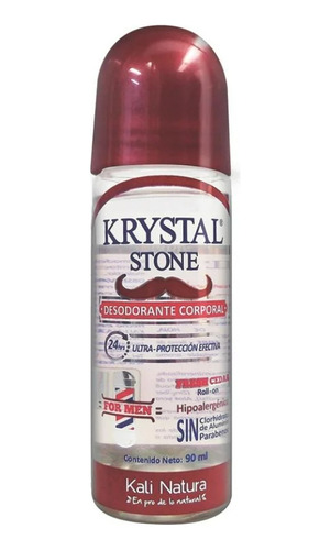 Desodorante Roll On Krystal Stone  Fresh Cedar 90 Ml