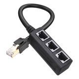 Adaptador De Cabo Ethernet Macho Rj45 Pa Splitter De 1 Porta