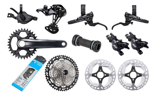 Grupo Shimano Deore Xt M8100 Monoplato Freno Disco