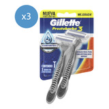 Pack Máquina De Afeitar Descartable Gillette Prestobarba3 2 