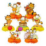 Artículos De Fiesta Lenglet Garfield Birthday, 7 Piezas, Cen