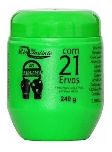 36 Frascos Creme Massagem Detonador 21 Ervas 240g Promoção 