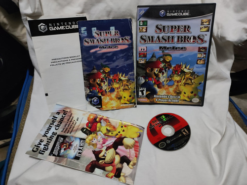 Super Smash Bros Melee Nintendo Gamecube Original 1 Edición