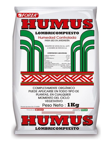 Humus De Lombriz Abono Para Plantas 100% Organico 1kg