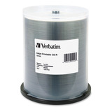 Campana De Cd-r Verbartim Printable Silver 700mb C/100pz