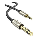 Cable Adaptador Auxiliar Ugreen P10 De 6,35 Mm Y P2 Estéreo De 3,5 Mm, 2 M