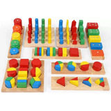 A Juego De 8piezas De Material Montessori Sensorial Juguetes