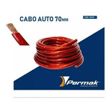 6 Mts Rolo Fio Cabo Permak Som Automotivo 70mm 100% Cobre