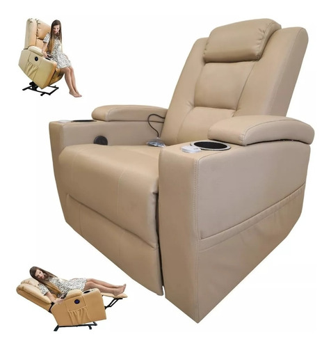 Sillon Masajeador Apto Para Cine En Casa Super Cómodo 