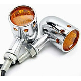 2 Intermitent Motorcycle Lights For Choppers 10 Mm