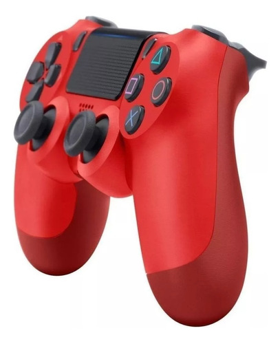 Joystick Compatible Con Play 4 Dualshock 4 Control Mando Ps Color Rojo
