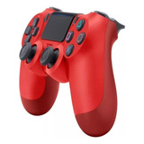 Joystick Compatible Con Play 4 Dualshock 4 Control Mando Ps Color Rojo