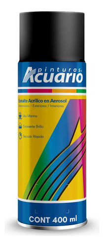 Acuario Pintura En Lata Spray 400ml Rinde X3 +30 Colores