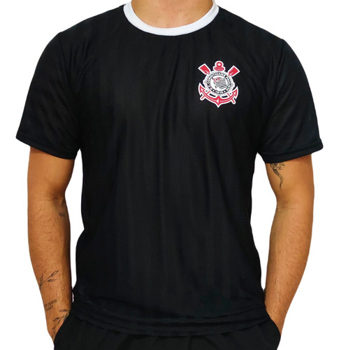 Camisa Corinthians Jacquard Dark Masculino Oficial