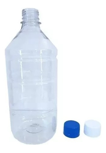 Botellas Pet De 1 Litro Con Tapa Plastica Bolsones X10un