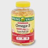 Omega-3 Spring Valley 1000mg - 120 Cápsulas 