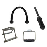 Kit Accesorios Poleas Agarre V +  Soga + Estribo + Tobillera