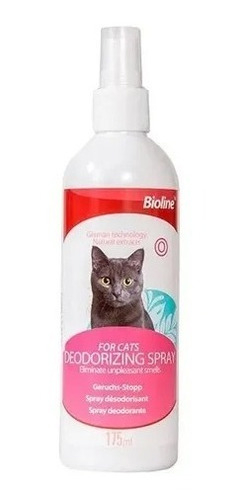 Bioline Desodorante En Spray Para Gatos 175 Ml 