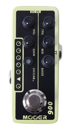 Pedal Mooer Pré Amplificador Us Classic Deluxe M006