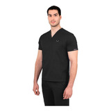 Uniforme Médico Quirúrgico Antifluidos Hombre Negro