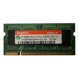 Memoria Sodimm Ddr2 512mb 3200s 400mhz P/ Notebook Netbook