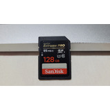 Sandisk Sdxc Extreme Pro 95mb/s 128gb Classe 10 - Usado
