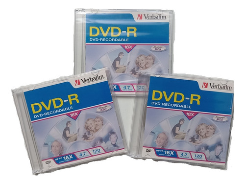 Dvd-r Vírgenes Verbatim - Nuevos Sellados