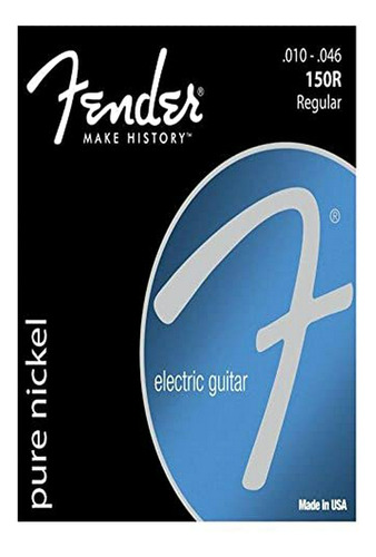 Cuerdas De Guitarra Eléctrica Fender 150r Pure Nickel Wound 