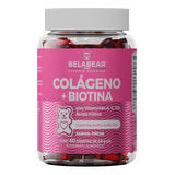 Belabear Colageno + Biotina 100 Gomitas Sabor Fresa