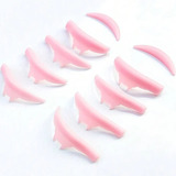 Pad De Silicone Molde Para Lash Lifiting Chifrinho Rosa