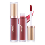 Set De Brillo Labial Mate X, Lápiz Labial Líquido, Antiadher