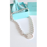 Tiffany & Co. Collar Ovalado 48cm Plata Fina 925