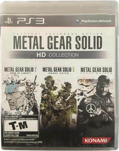 Metal Gear Solid Hd Collection Ps3 + Mapa Mgsiv Doble Vista