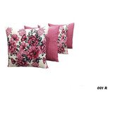 Kit C/ 4 Almofada Cheias Decorativas 45x45 Promoção